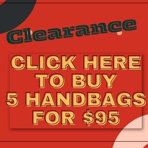 HANDBAGS CLEARANCE!!! Mystery Lot of 5 Mixed Style Handbags | Vintage to Modern